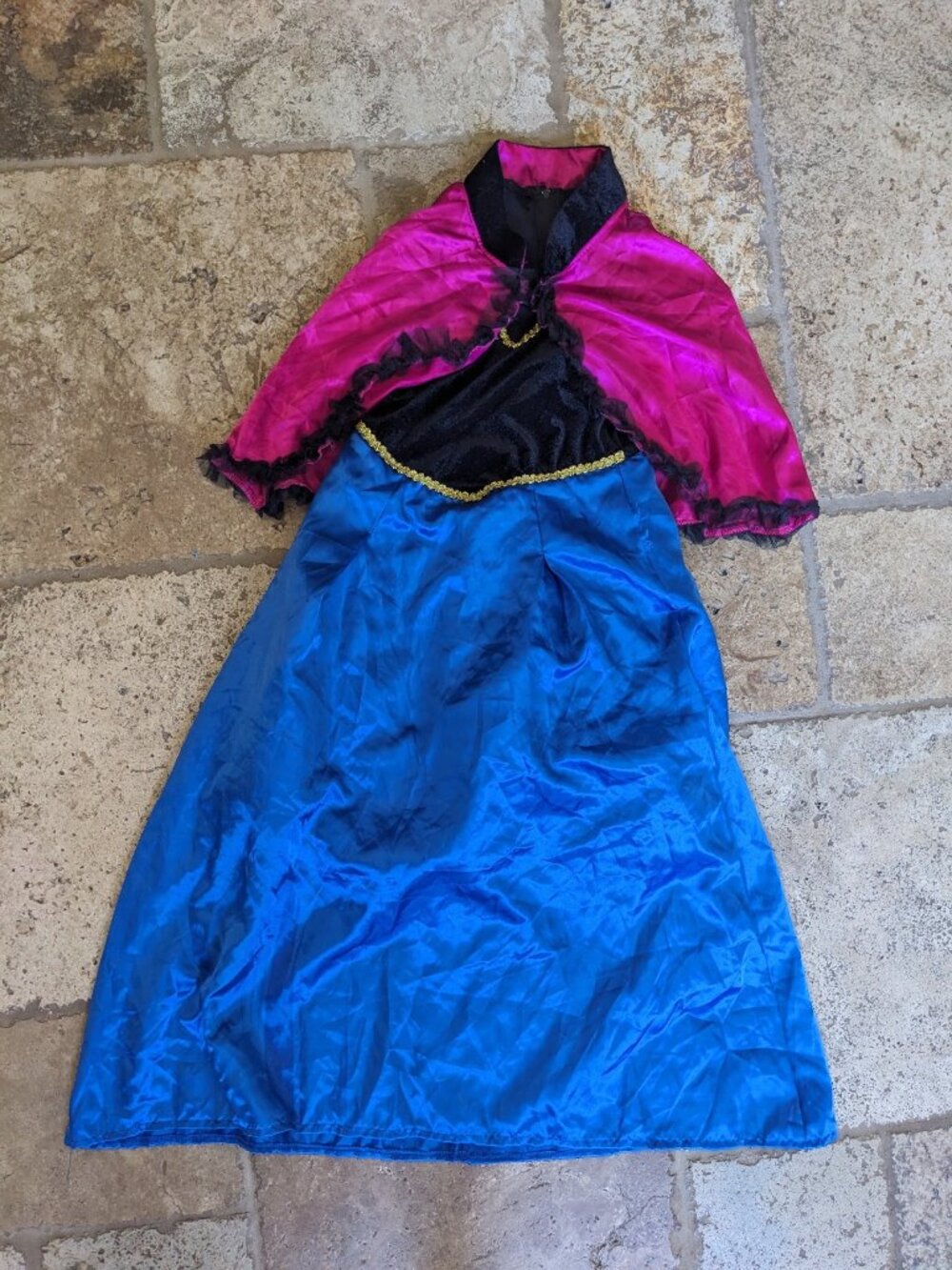 2pc Frozen Anna Costume Dress SIZE 6-7